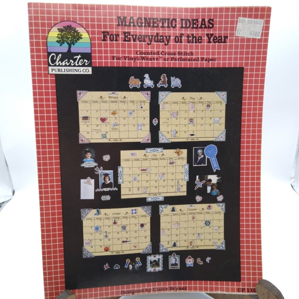 Vintage Cross Stitch Patterns, Magnetic Ideas for Everyday of the Year CP110